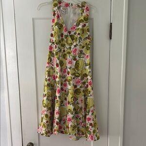 Talbot 10 petite floral Sleeveless Dress